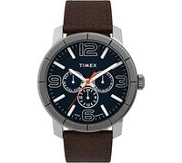 Timex Men's TW2U15300 Mod 44 Multifunction Brown/Blue Leather Strap Watch
