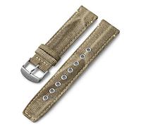 Timex Men's Two-Piece 20mm Quick-Release Strap, Tan/Silver-Tone/Grommets