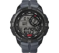 Timex Men's UFC Rush 52mm Watch, Gray Strap Digital Dial Black Case