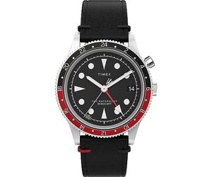 Timex Men's Waterbury 39 mm Watch - Black Leather Two-Piece Quick Release