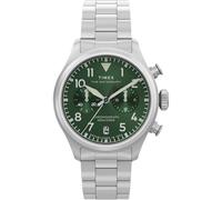Timex Men's Waterbury Ace 41 mm Quartz Watch - Brown Leather Strap with Black Dial and Stainless Steel Case TW2Y19000
