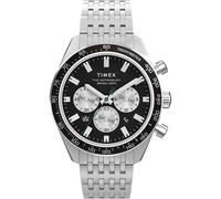 Timex Men's Waterbury Chronograph 41mm Watch - Black Bracelet Black Dial Stainless Steel Case, Black