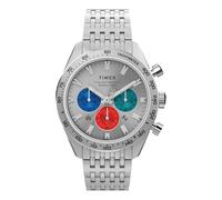Timex Men's Waterbury Chronograph 41 mm Watch - Stainless Steel Bracelet and Silver-Tone Dial TW2V42400