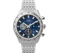 Timex Men's Waterbury Traditional Chronograph 41 mm Watch - Stainless Steel Bracelet and Silver-Tone Dial TW2Y18700