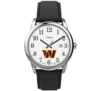 Timex Men's x NFL Men's Easy Reader Commanders Silver Analog Watch