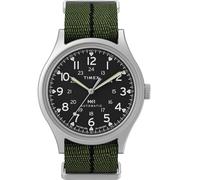 Timex MK1 Men's Automatic Watch MK1 40 mm, Green, Black Dial, Silver Case