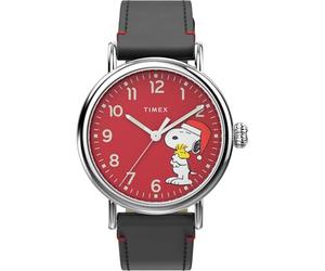 Timex Mod. Peanuts Collection-The Waterbury-Snoopy Holiday-Special Pack, Red, Strap, Red, Strap