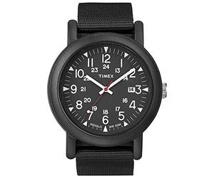Timex Original Unisex Watch T2N3644E with Black Dial and Black Strap
