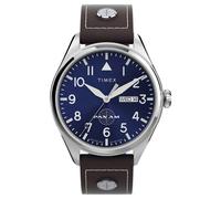Timex Brown Mens Analogue Watch Pan-am TWG030100