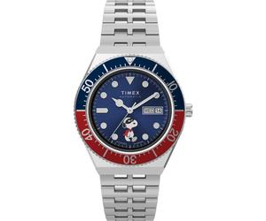 Timex Peanuts M79 Mens Silver Watch TW2W47500 Stainless Steel (archived) - One Size