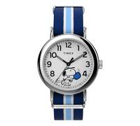 Timex Expedition Men's Quartz Watch with Beige Dial Analogue - Digital Display and Black Fabric and Canvas Strap T45181SU