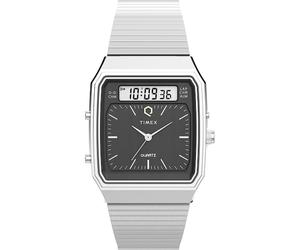 Timex Q 1982 Ana-Digi Reissue Men's 33mm Stainless Steel Bracelet Watch