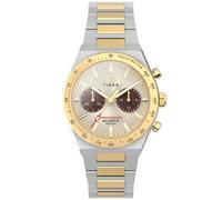 Timex Q Continental Chronograph TW2Y92300 - Man - 36 mm - Analogue - Quartz - Mineral Glass Beige 11 mm