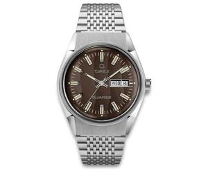 Timex Q Falcon Eye TW2W62400 - Man - 38 mm - Analogue - Quartz - Plexi Glass Brown 18 mm