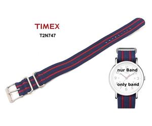 Timex Replacement Band for T2N747 - Fabric - Weekender Models 20mm