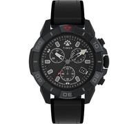 Timex Ridge Chrono Mens Black Watch TW2W16000 Leather (archived) - One Size