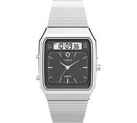 Timex Q 1982 Reissue Ana-Digi Watch Silver