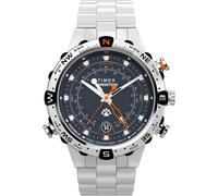 Timex Watches Gents Tide/Temp/Compass Stainless Steel Watch TW2Y12900 - Stainless Steel / Mineral Glass