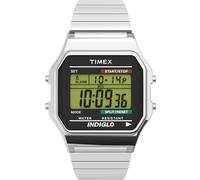 Timex Silver Mens Digital Watch Main Street Classic Digital T78587
