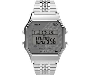 Timex Silver Unisexs Digital Watch T80 TW2R79300