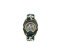 Timex Sports Watch Boy Round Camouflage Digital Nylon Water Resistant