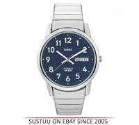 Timex T20031 Mens Indiglo Easy Reader Watch|Stainless Steel Expansion Band|NEW