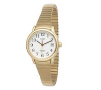 Timex T2H351 Indiglo Easy Reader Expandable Band Ladies Analog Watches - Gold