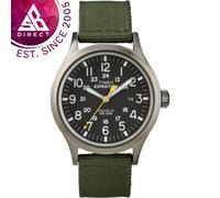Timex T49961 Mens Expedition Watch|Indiglo Night Light|Date|Nylon Strap - Green