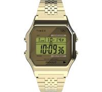 Timex T80 34mm Watch - Gold-Tone with Stainless Steel Bracelet TW2R79200