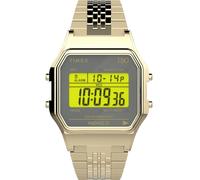 Timex T80 Unisex's Gold Watch TW2U93500 Stainless Steel - One Size