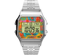 Timex T80 x Coca-Cola Unity Collection 34mm Watch-Silver with Stainless Steel Strap TW2V25900YB