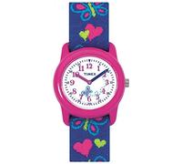 Timex Kids Watch Butterflies Hearts Washable Strap T89001