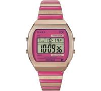 [Timex Timex] Timex 80 Timex 80 Pink Dial Stainless Steel Acrylic Quartz Wristwatch Ladies Pink TW2W41600 [Parallel Imported], Pink 10-Piece