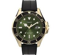 Timex Trend Harborside Coast Green Dial Rubber Strap Men's Watch TW2Y05300