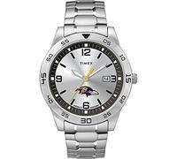 Timex x NFL Men's Citation Ravens Silver Analog Watch