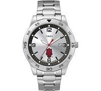 Timex Tribute Men's Citation 42mm Quartz Watch with Stainless Steel Strap, Arkansas Razorbacks, Quartz Watch