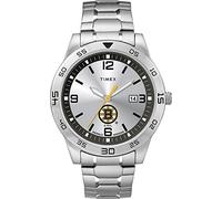 Timex Tribute Men's Citation 42mm Quartz Watch with Stainless Steel Strap, Boston Bruins, Sport