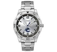 Timex Tribute Men's Citation 42mm Quartz Watch with Stainless Steel Strap, Vancouver Canucks, Sport