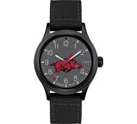 Timex Tribute Men's Collegiate Scout 40mm Quartz Fabric Strap, Arkansas Razorbacks
