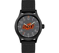 Timex Tribute Men's Collegiate Scout 40mm Quartz Fabric Strap, Oklahoma State Cowboys, Classic
