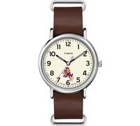 Timex Tribute Men's Collegiate Weekender 40mm Quartz Leather Strap, Arizona State Sun Devils