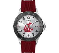 Timex Tribute Men's Gamer 42mm Quartz Watch with Silicone Strap, Washington State Cougars