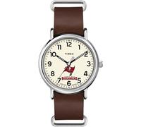 Timex Tribute Men's NFL Weekender 40mm Quartz Leather Strap, Tampa Bay Buccaneers, Modern