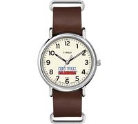 Timex Tribute Men's NHL Weekender 40mm Quartz Leather Strap, New York Islanders