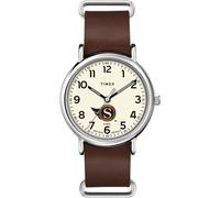 Timex Tribute Men's NHL Weekender 40mm Quartz Leather Strap, Ottawa Senators, minimalist