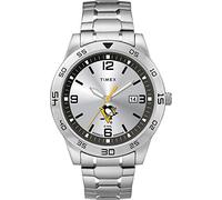 Timex Tribute Quote Men's Quartz Watch with Stainless Steel Band 42mm, Pittsburgh Penguins, Quartz Watch