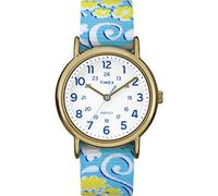 Timex TW2P90100 Women's Watch Weekender Full-Size White Swirl Indiglo Night Light