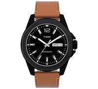 Timex Men Analogue Quartz Watch with Leather Strap TW2U15100