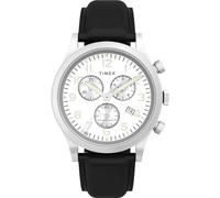 Timex Men's Chronograph Quartz Watch with Leather Strap TW2W48100