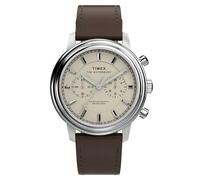 Timex Watches Gents Waterbury Metropolitan Stainless Steel Watch TW2Y23500 - Stainless Steel / Leather / Mineral Glass